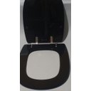 Ver mais imagens de Tampa De Vaso Sanitário Poliéster Sabatini Preto Icasa Clean