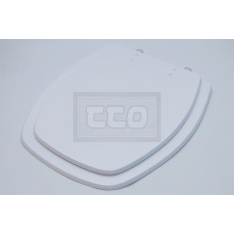 Tampa De Vaso Sanitário Poliéster Thema Branco Incepa Clean
