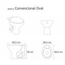 Ver imagem 3 de Tampa De Vaso Sanitário Poliéster Universal Oval Verde