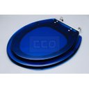 Ver imagem 1 de Tampa De Vaso Sanitário Poliéster Universal Azul Original