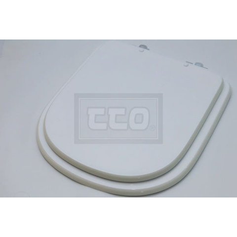 Tampa De Vaso Sanitário Poliéster Vogue Plus Deca Gelo Clean