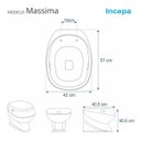 Ver imagem 2 de Tampa de Vaso Sanitário Laqueado Massima para Incepa