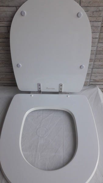 Tampa De Vaso Sanitário Laqueado Luna Icasa Branco - 5