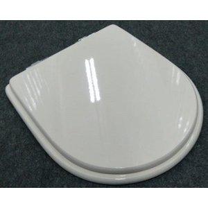 Tampa de Vaso Sanitário Laqueado Riviera Pergamon Biscuit