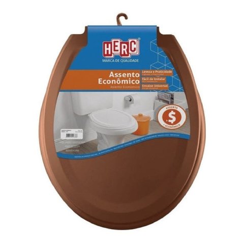 Tampa De Vaso Sanitário Oval Deca Icasa Logasa Celite Ocre