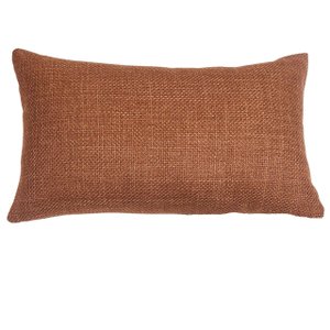 Capa de Almofada Retangular Baguete Linhao Terracota 30x50