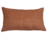Capa de Almofada Retangular Baguete Linhao Terracota 30x50 - 1