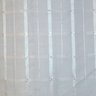 Cortina Voil Branco Xadrez Forro Micro Fibra 6,00 X 2.50 Ilhós Cromado - 3