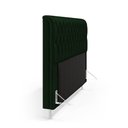 Ver imagem 4 de Cabeceira Bellatrix 195 para Cama King Suede Verde Aradecor