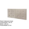 Painel Cama Box Casal 1,40 Botão - Cores - Comprar Moveis em Casa: Bege - 2