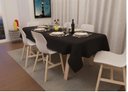 Ver imagem 1 de Toalha Mesa Oxford 140x140 Quadrada Admirare - Preta