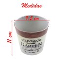 Ver imagem 3 de Kit 2 Mini Vasos de Planta Cachepot Estampados Decorados 11cm