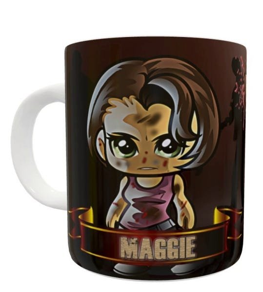 Caneca Personalizada Walking Dead_Maggie + Nome (Mod.1) - 1