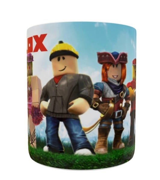 PERSONALIZADOS ROBLOX ROSA - 12 UNID ~ 18 UNID