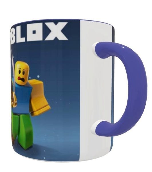 Caneca Personalizada Roblox com Nome (Mod.4)