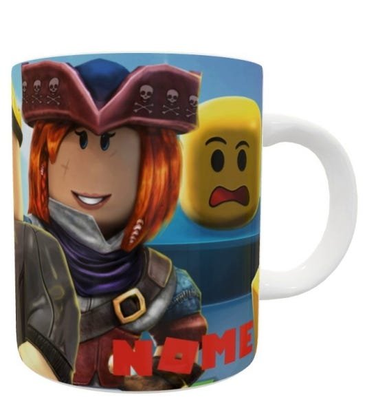 Caneca Personalizada Roblox com Nome (Mod.3) - 1