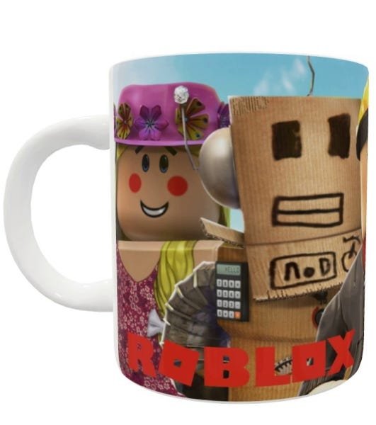 Caneca Personalizada Roblox com Nome (Mod.3) - 2