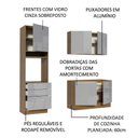 Ver mais imagens de Cozinha Compacta com Armário e Balcão 5 Portas Madesa