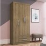 Guarda-roupa Solteiro 3 Portas 2 Gavetas Mbar Decibal Móveis - 1