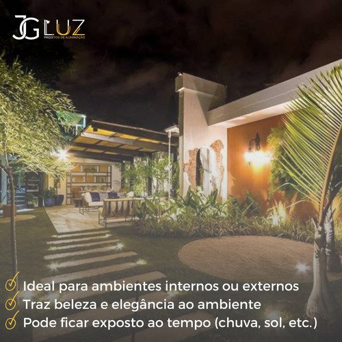 Balizador de Solo Spot 1w Led Bco Quente 3000k Bivolt Oferta - 8