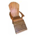Ver imagem 5 de Cadeira Adirondack + Peseira + Stain Feita de Garapa Stain Adirondack