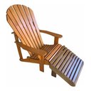 Ver imagem 1 de Cadeira Adirondack + Peseira + Stain Feita de Garapa Stain Adirondack