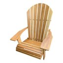 Ver imagem 2 de Cadeira Adirondack + Peseira + Stain Feita de Garapa Stain Adirondack