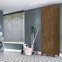 Ver imagem 3 de Armario Multiuso 2 Portas 9023 Castanho Wood