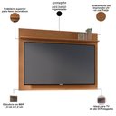 Ver imagem 3 de Rack para Sala com Painel para TV 55 pol Raya C04 Freijó Off White - Lyam Decor