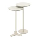 Ver imagem 2 de Kit 2 Mesas Laterais Decorativas Orb Off White com Champanhe