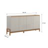 Aparador Buffet Elegance com 4 Portas Lukaliam - 5