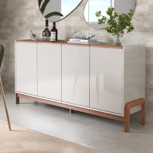 Aparador Buffet Elegance com 4 Portas Lukaliam