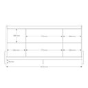 Ver imagem 6 de Aparador Buffet Elegance com 4 Portas Lukaliam