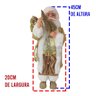 Boneco Papai Noel Dourado Natal 45cm Grande Natalino Arvore Decoraçao Presentes Festas - 5