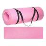 Tapete Colchonete Yoga Exercício Meditação Fitness Ginástica Rosa - 1