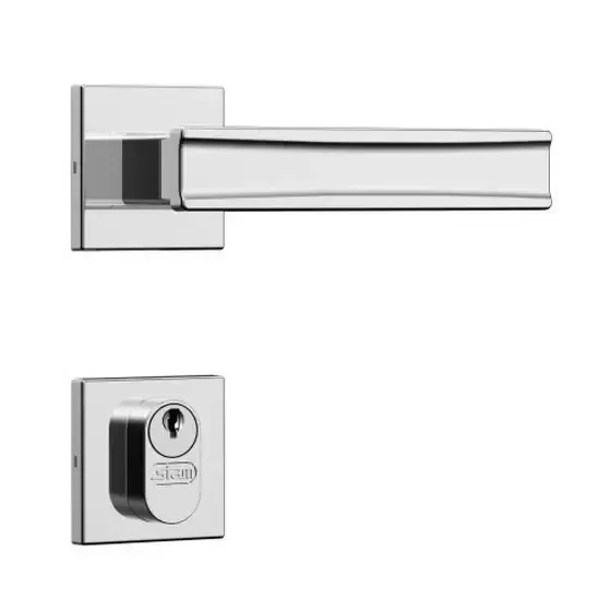 Fechadura Classic 3300 Ros. Quadrada 40 Ext. Inox
