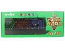 Ver imagem 5 de Teclado Gamer Luminoso Led Colorido Semi Mecanico Wb100