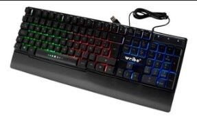 Teclado Gamer Luminoso Led Colorido Semi Mecanico Wb100