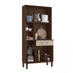 Kit Cozinha 6 Portas 1 Gaveta Decibal Moveis - 2