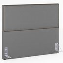 Ver imagem 1 de Cabeceira Box Casal King Com Tachas 195 Cm Suede Cinza