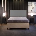 Ver mais imagens de Cabeceira Box Casal King Com Tachas 195 Cm Suede Cinza