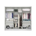 Ver imagem 4 de Guarda Roupa Casal com 06 Portas e 04 Gavetas Rizon Plus Novo Horizonte - Branco
