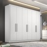 Guarda Roupa Casal com 06 Portas e 04 Gavetas Rizon Plus Novo Horizonte - Branco - 5