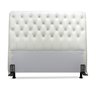 Cabeceira de Cama Box Viúva 128cm Padua Larhome Corino Branco - 1