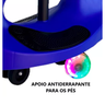 Brinquedo Gira Gira Car Fênix com Luzes Nas Rodas – Carro Giratório Infantil Azul - 2