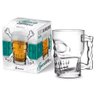Caneca de Vidro Caveira 380ml- Brasfoot - 6