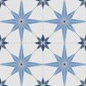 Adesivo Piso Ladrilho Estrelado Azul Lavável Antiderrapante - 2