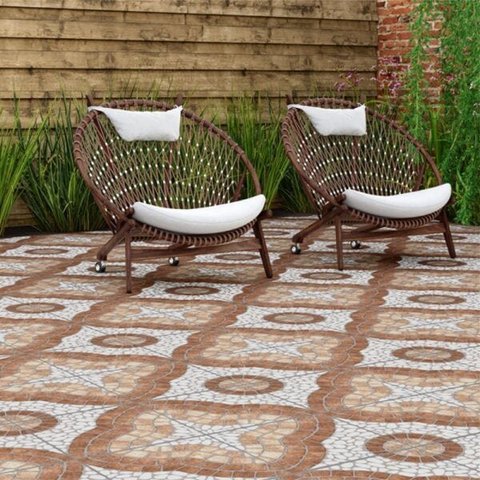 Adesivo piso rústico luxo lavável antiderrapante