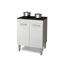 Ver imagem 1 de BALCÃO PARA COOKTOP 4 BOCAS 2 PORTAS BRANCO