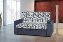 Ver imagem 4 de Sofá Cama com Baú Daiane - Azul Estampado Floral